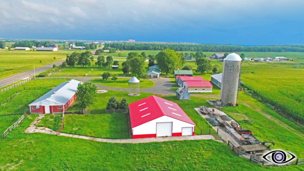 Aerial Photography Farm