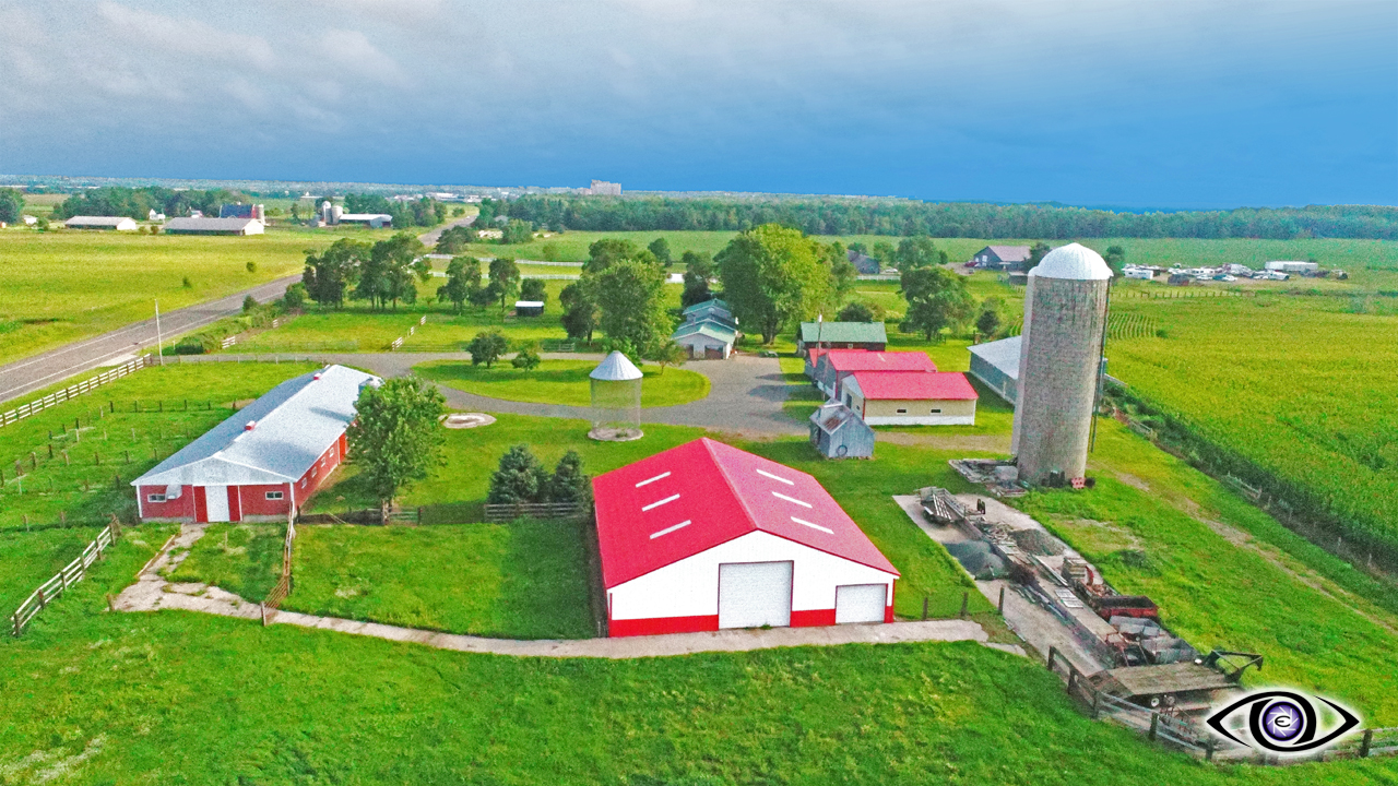Aerial Photography Farm